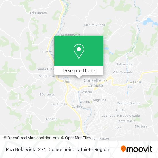 Rua Bela Vista 271 map