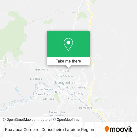 Rua Juca Cordeiro map