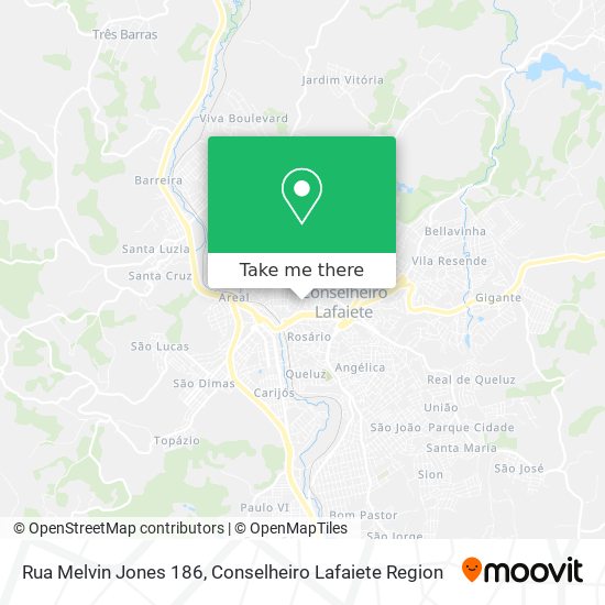 Rua Melvin Jones 186 map