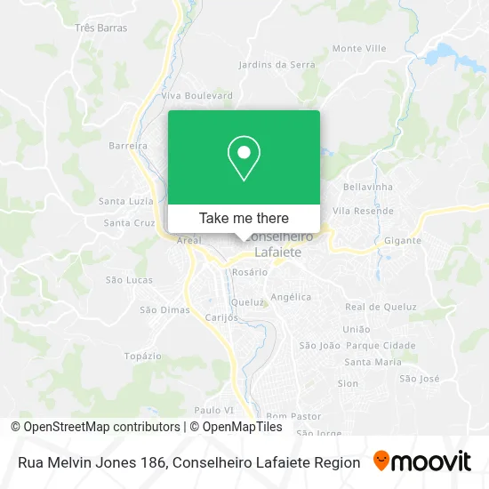 Rua Melvin Jones 186 map