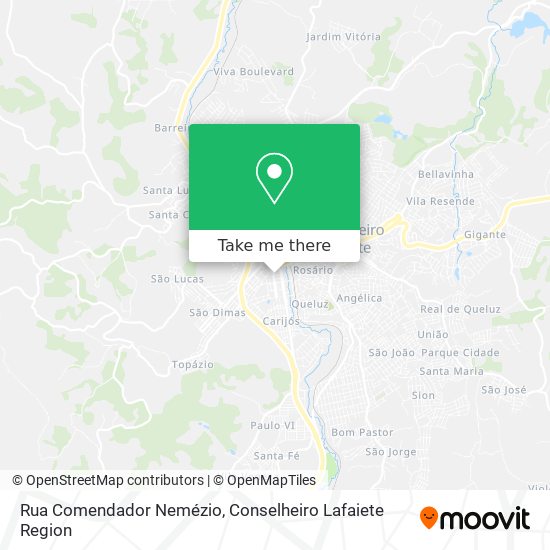Rua Comendador Nemézio map