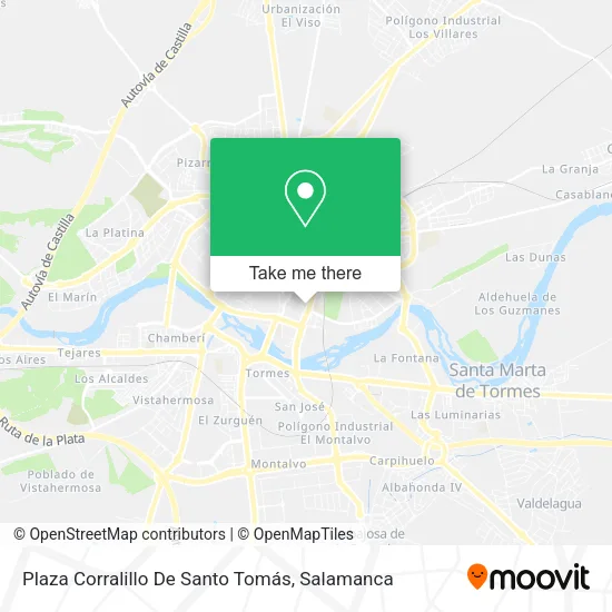 Plaza Corralillo De Santo Tomás map
