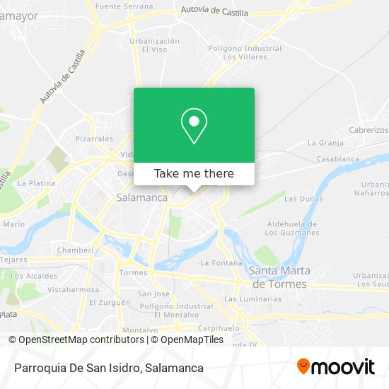 Parroquia De San Isidro map
