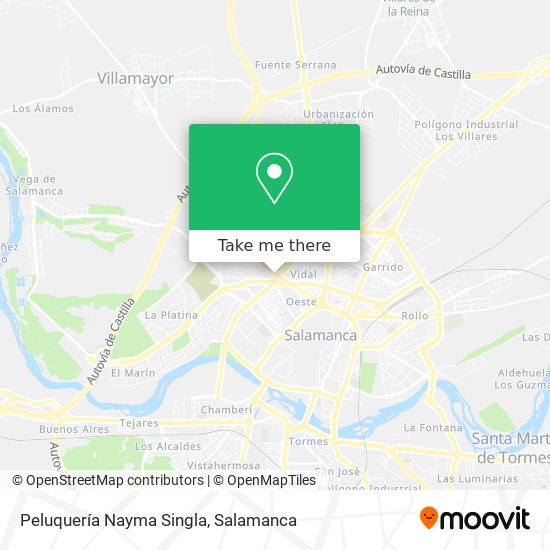 Peluquería Nayma Singla map