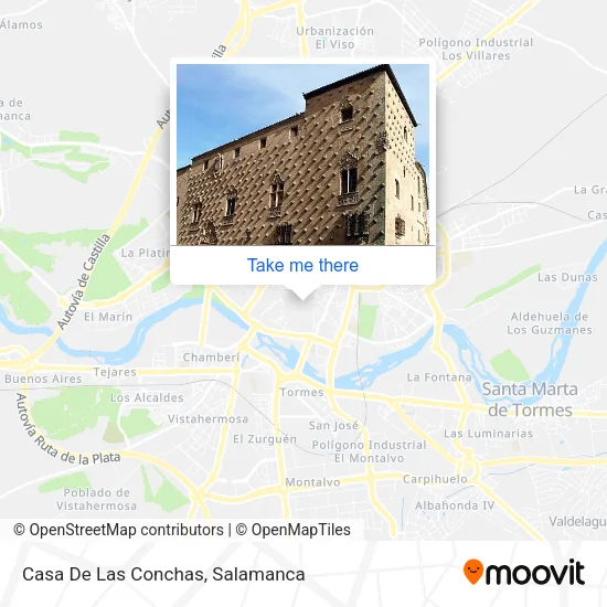 mapa Casa De Las Conchas