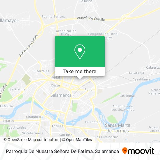 Parroquia De Nuestra Señora De Fátima map