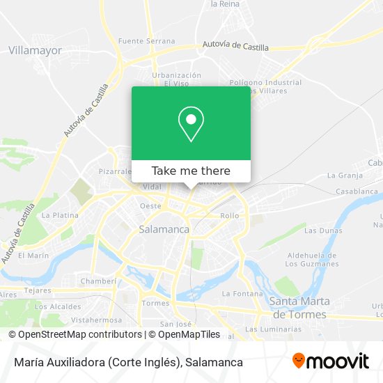 María Auxiliadora (Corte Inglés) map