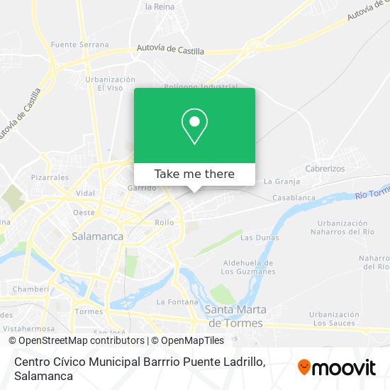 Centro Cívico Municipal Barrrio Puente Ladrillo map