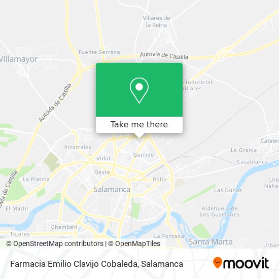 Farmacia Emilio Clavijo Cobaleda map