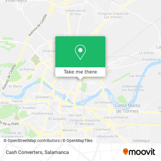 Cash Converters map