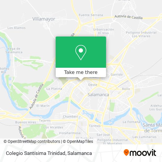 Colegio Santísima Trinidad map