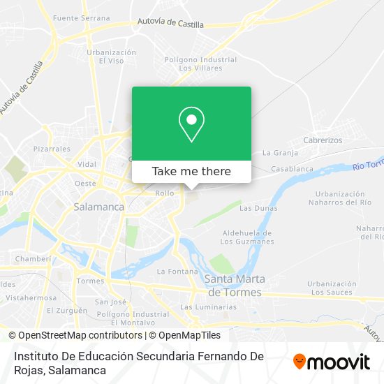 Instituto De Educación Secundaria Fernando De Rojas map
