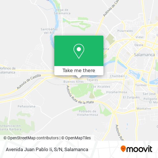 Avenida Juan Pablo Ii, S/N map
