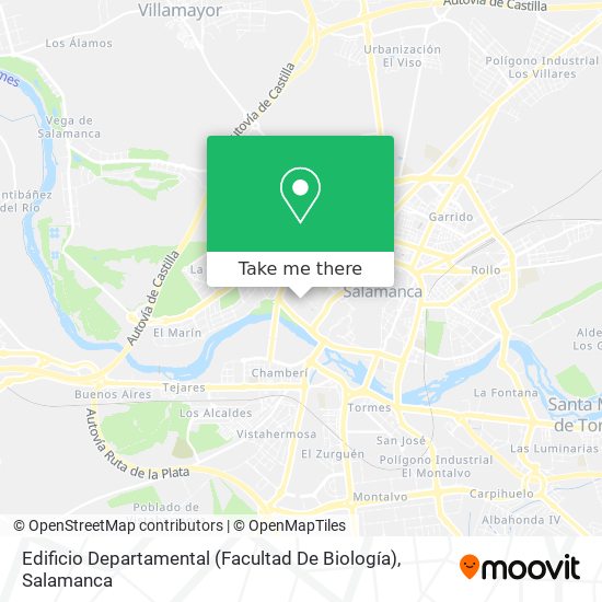 Edificio Departamental (Facultad De Biología) map