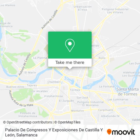 mapa Palacio De Congresos Y Exposiciones De Castilla Y León