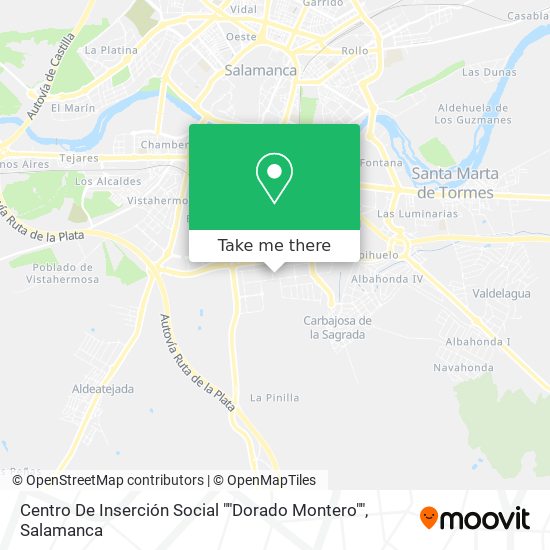 Centro De Inserción Social ""Dorado Montero"" map