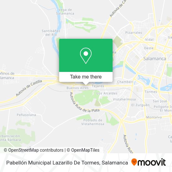Pabellón Municipal Lazarillo De Tormes map