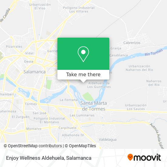 Enjoy Wellness Aldehuela map