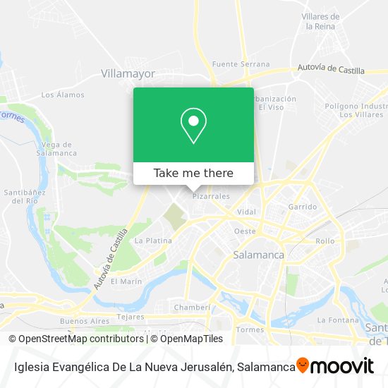 Iglesia Evangélica De La Nueva Jerusalén map