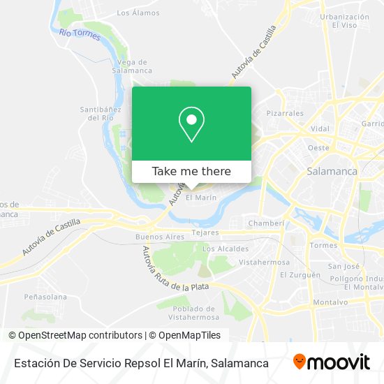 Estación De Servicio Repsol El Marín map