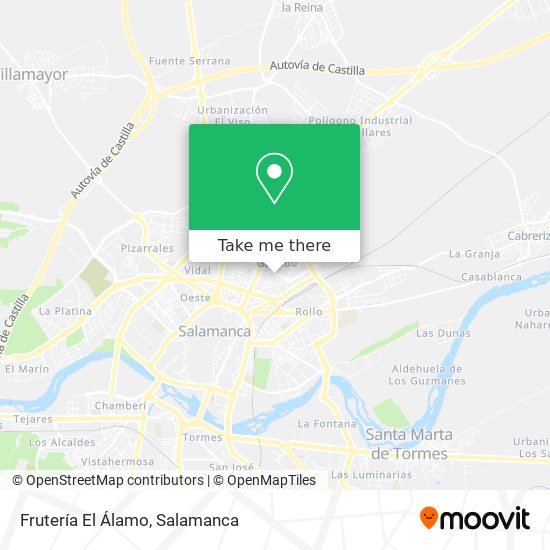 Frutería El Álamo map