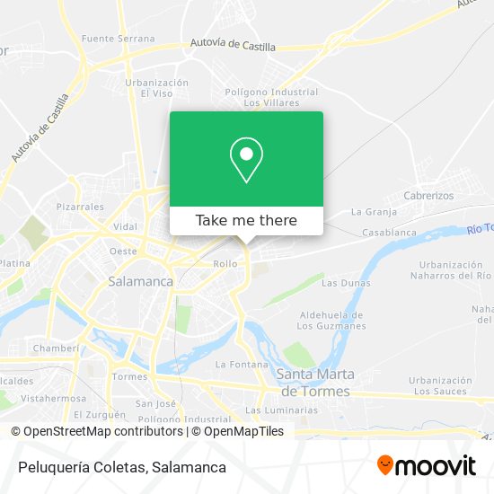 Peluquería Coletas map