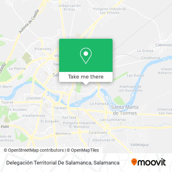 Delegación Territorial De Salamanca map