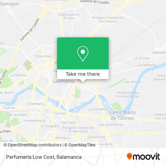 Perfumería Low Cost map