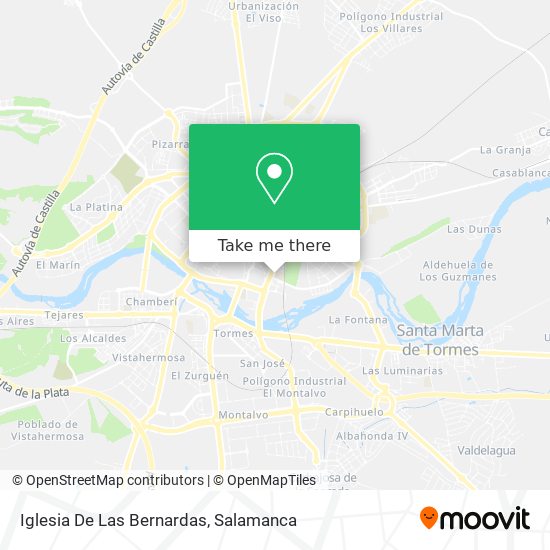 Iglesia De Las Bernardas map