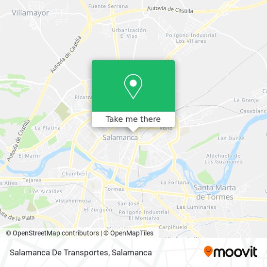 Salamanca De Transportes map