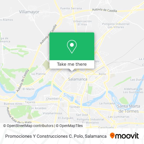 Promociones Y Construcciones C. Polo map
