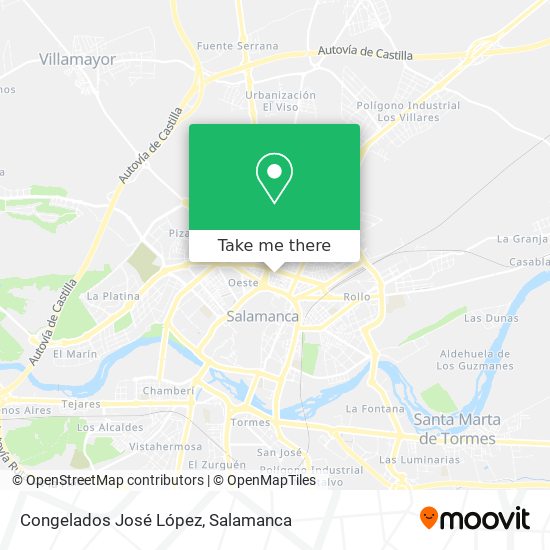 Congelados José López map