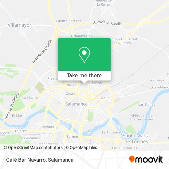 Café Bar Navarro map