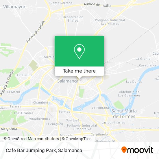 mapa Café Bar Jumping Park