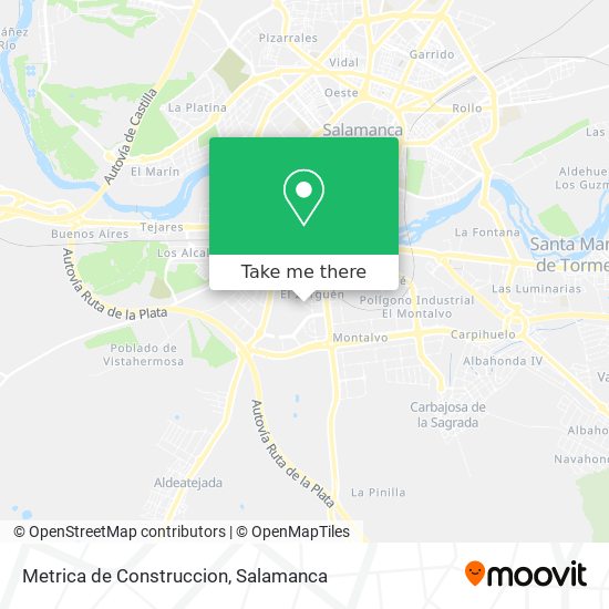 Metrica de Construccion map