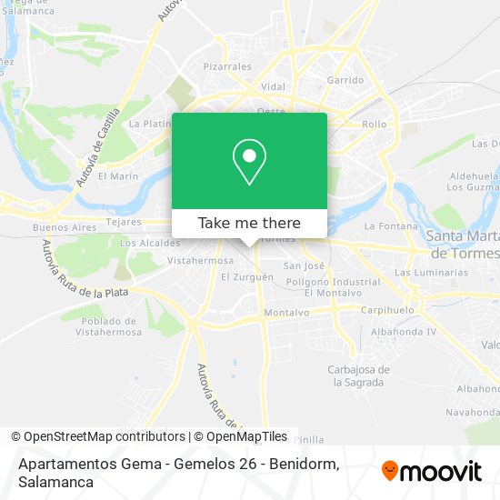 Apartamentos Gema - Gemelos 26 - Benidorm map