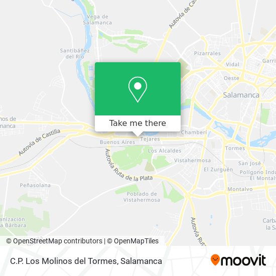 C.P. Los Molinos del Tormes map