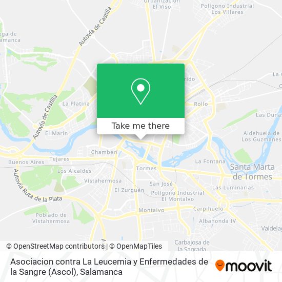 Asociacion contra La Leucemia y Enfermedades de la Sangre (Ascol) map
