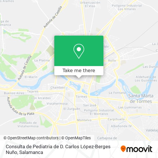 Consulta de Pediatria de D. Carlos López-Berges Nuño map