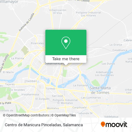 Centro de Manicura Pinceladas map