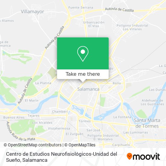 mapa Centro de Estudios Neurofisiológicos-Unidad del Sueño