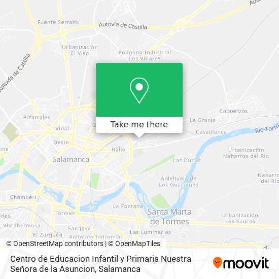 Centro de Educacion Infantil y Primaria Nuestra Señora de la Asuncion map