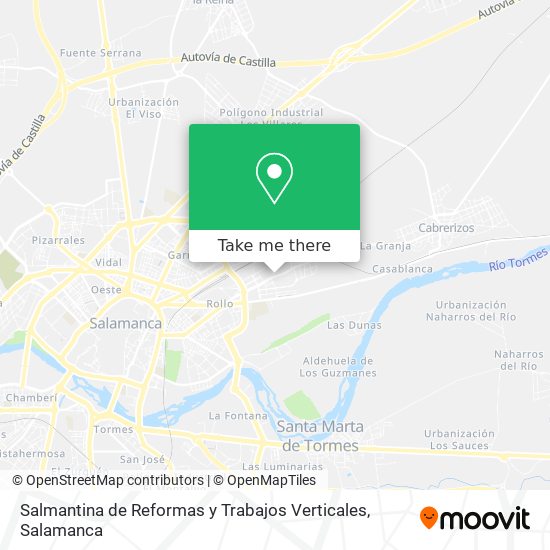 Salmantina de Reformas y Trabajos Verticales map