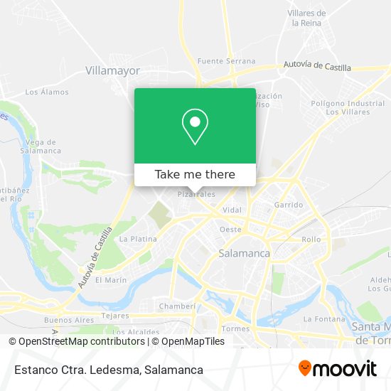 Estanco Ctra. Ledesma map