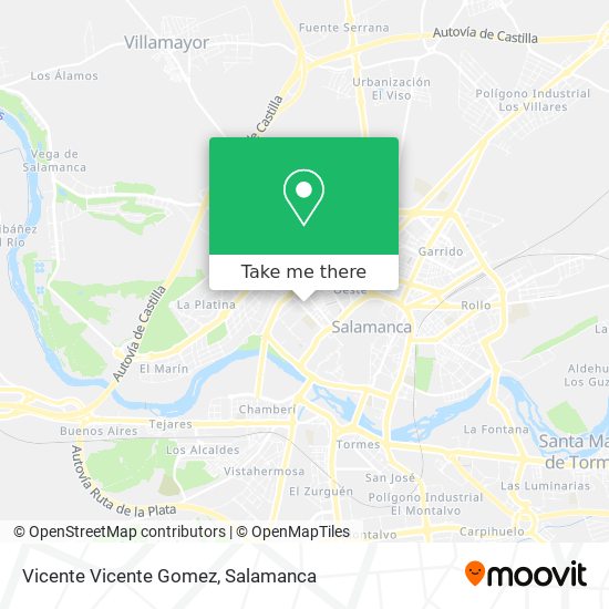 Vicente Vicente Gomez map