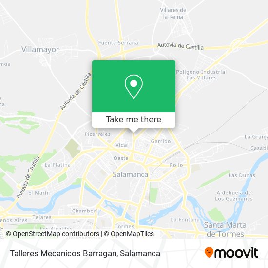 Talleres Mecanicos Barragan map