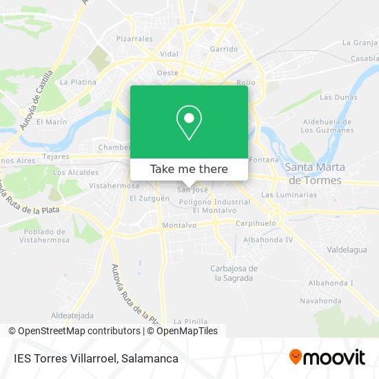 IES Torres Villarroel map