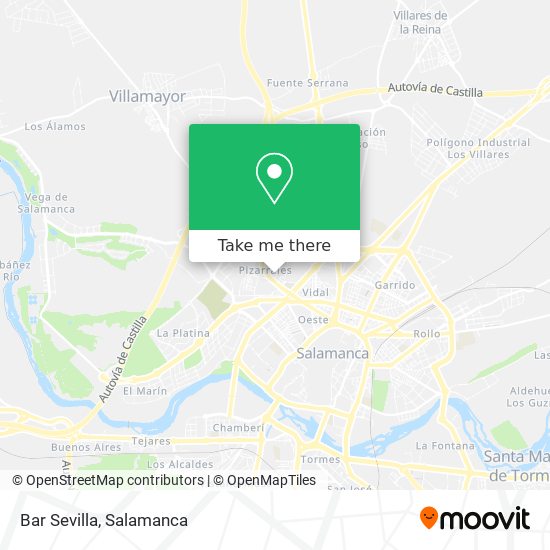 mapa Bar Sevilla