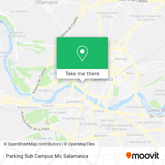 Parking Sub Campus Mv map