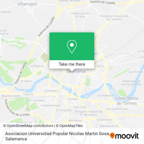 Asociacion Universidad Popular Nicolas Martin Sosa map